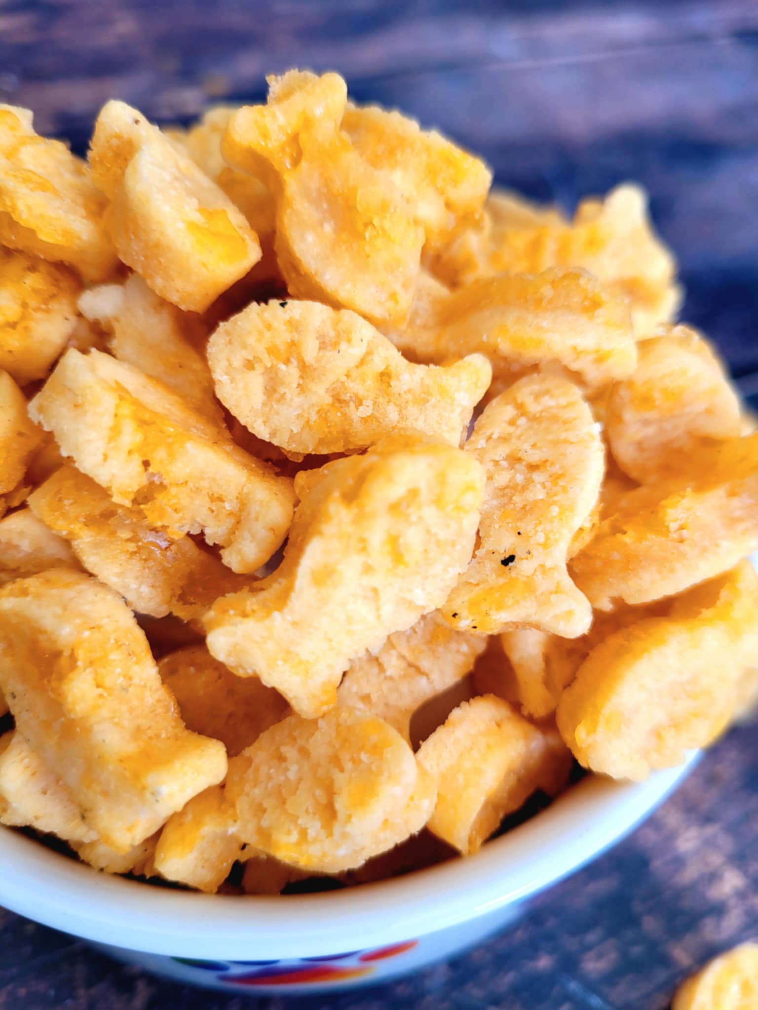 Homemade Cheddar Goldfish Treats for Dogs that are cheesy, healthy, and homemade. Tired of boring treats? Make these homemade dog treats for a cheesy snack your pup can’t resist. They’ll be begging for more!