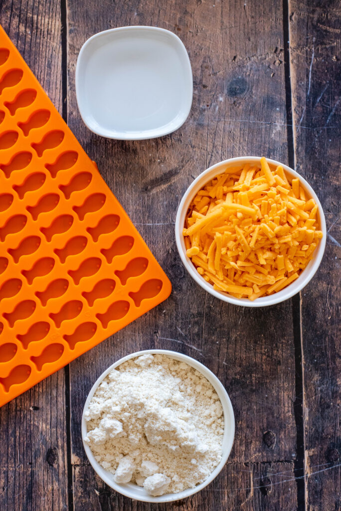 ingredients for homemade goldfish cracker treats for dogs