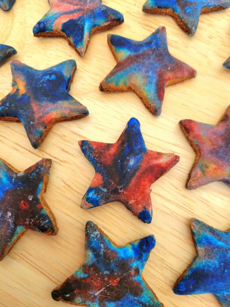 Homemade Patriotic Star Dog Treats